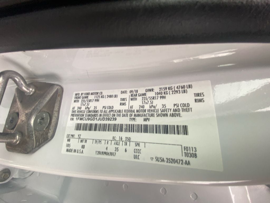 2018 Ford Escape SE