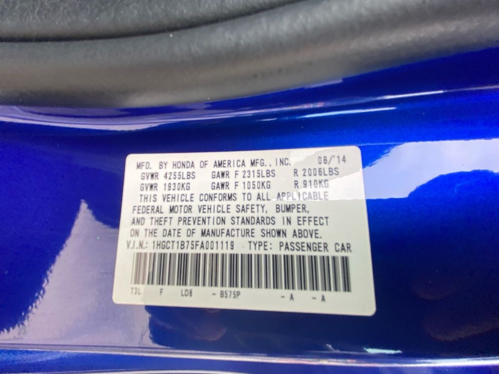 2015 Honda Accord EX