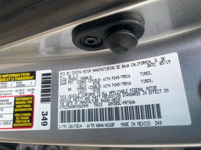 2019 Toyota TACOMA SR Limited V6