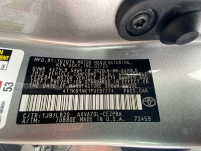 2023 Toyota CAMRY XSE