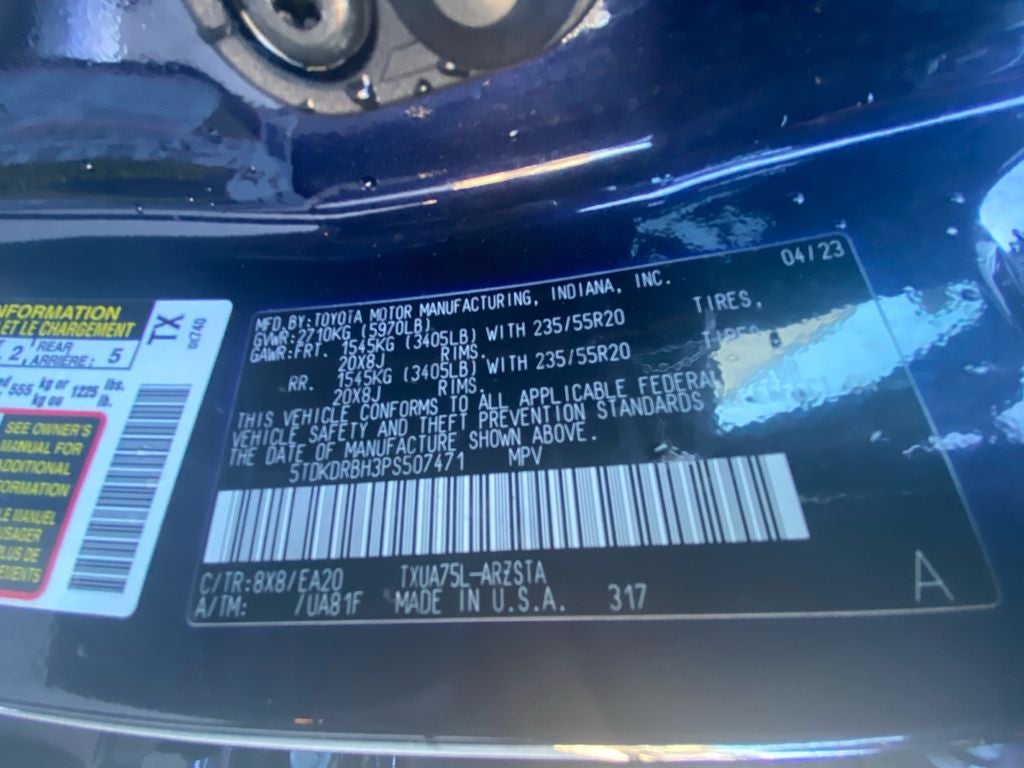 2023 Toyota HIGHLANDER XSE