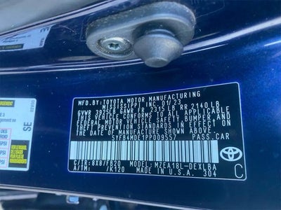 2023 Toyota COROLLA LE