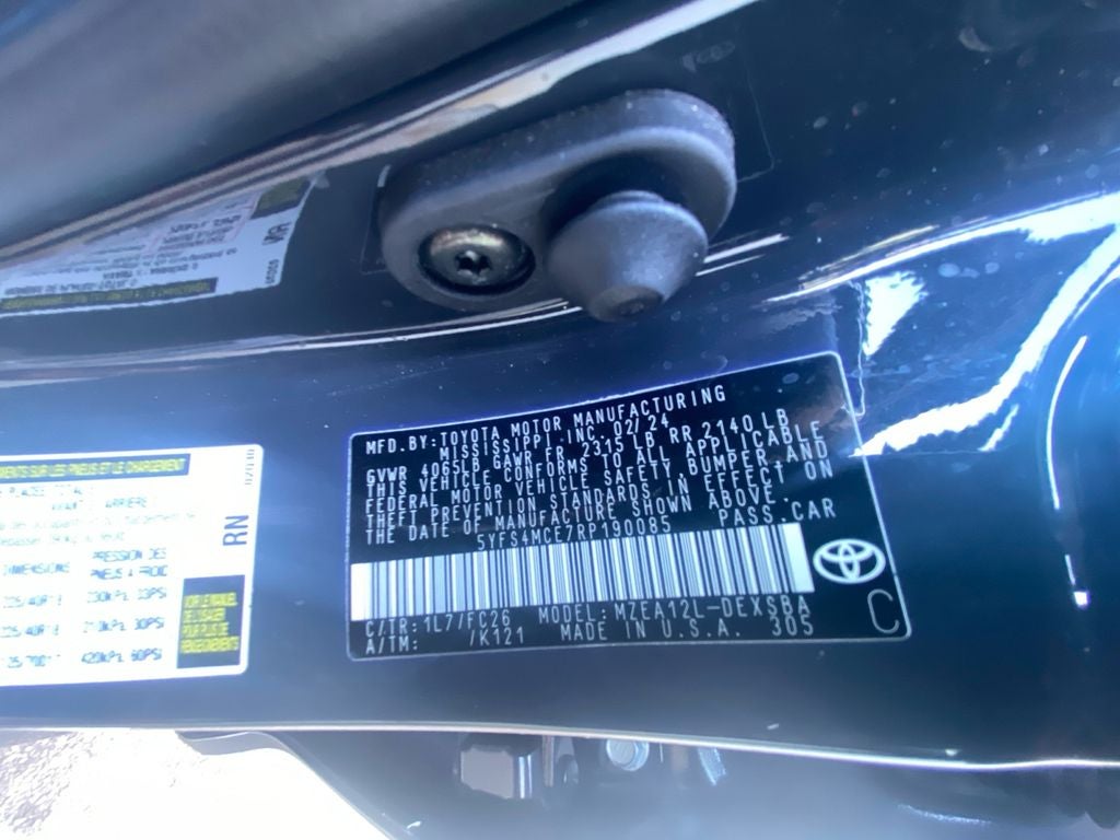 2024 Toyota COROLLA SE