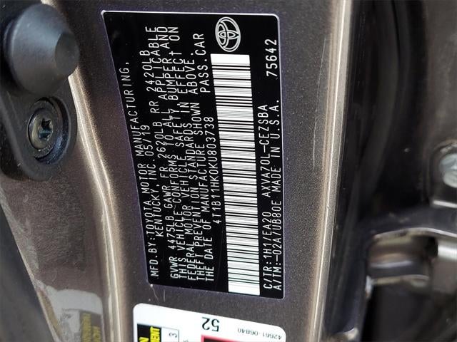 2019 Toyota Camry SE