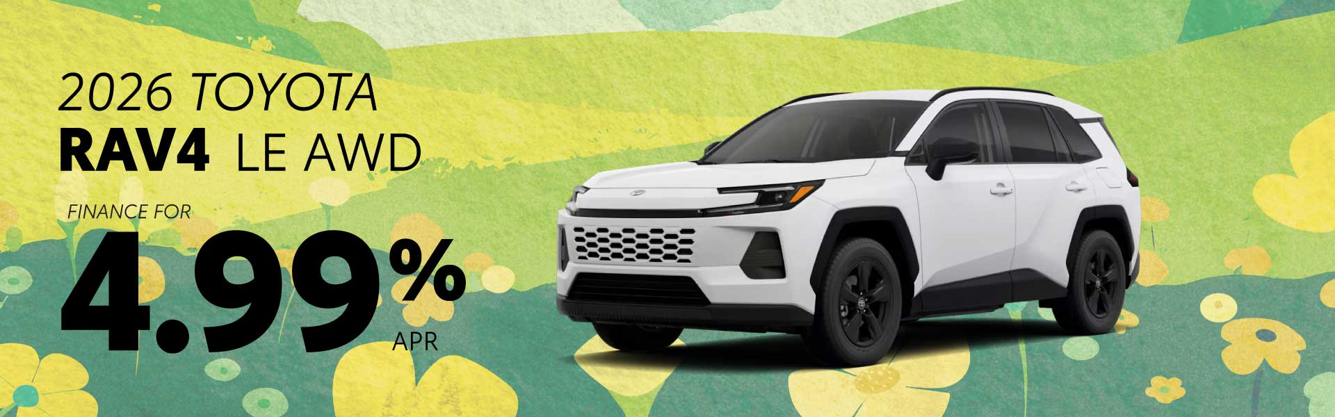 Finance the All-New 2026 Toyota RAV4