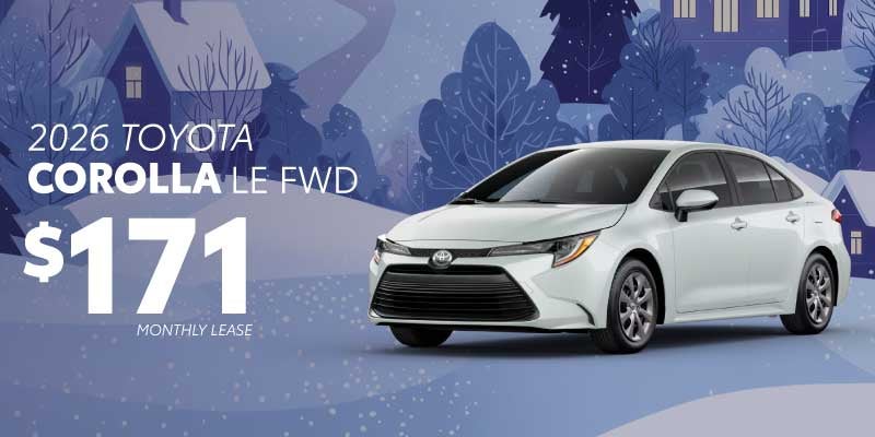 2026 Toyota Corolla Lease Deal