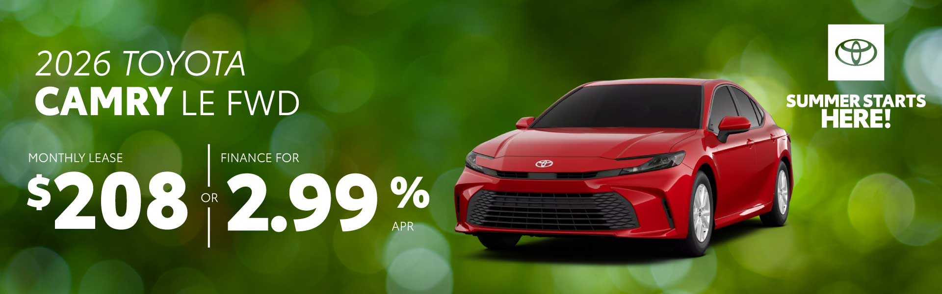 2026 Toyota Camry Deals