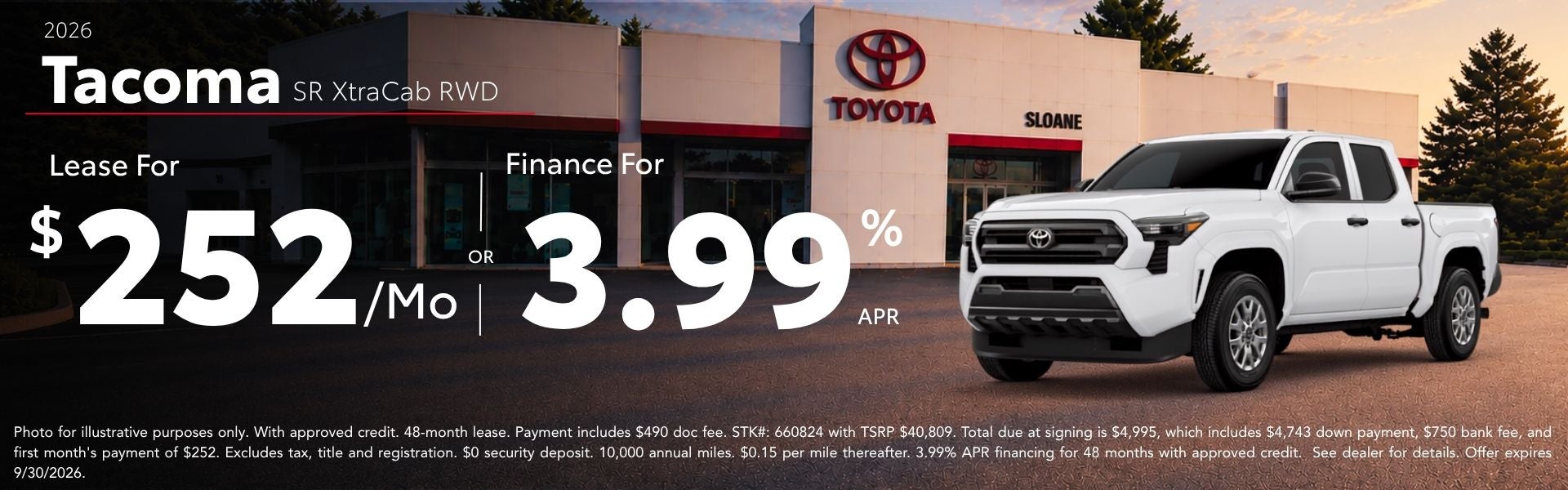 2026 Toyota Tacoma Deals