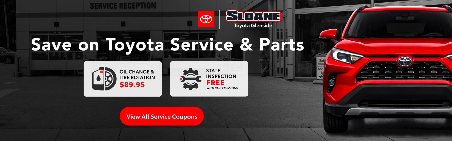 Save on Toyota Service and Parts.