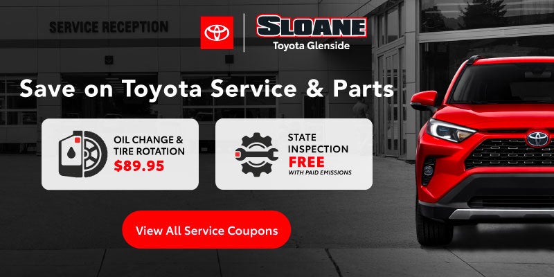 Save on Toyota Service and Parts.